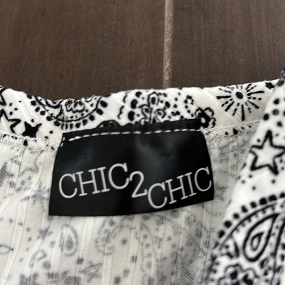 Chic 2 Chic Girls Ribbed Bandanna Tank - Picture 3 of 4